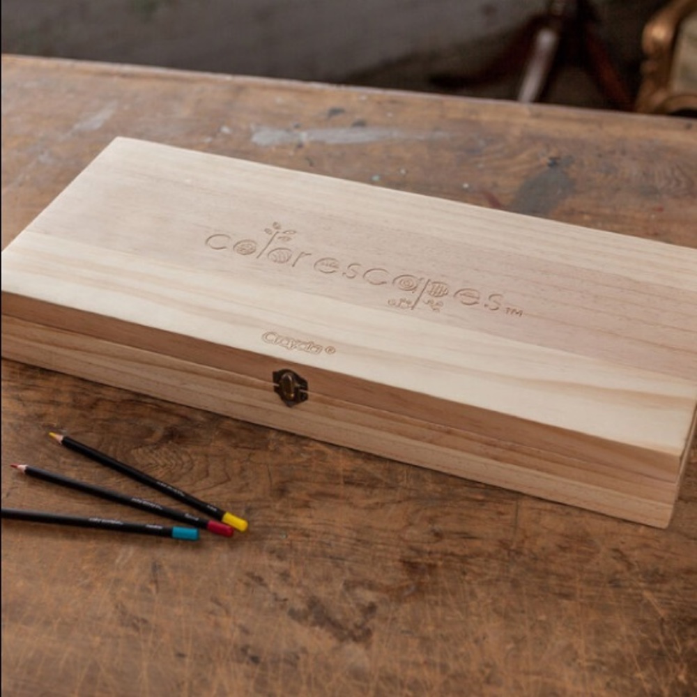 Color Escapes Wooden Art Case - Picture 2 of 8